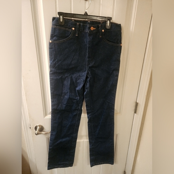 Wrangler Other - Wrangler  Dark Wash Straight Leg Jeans 32x32